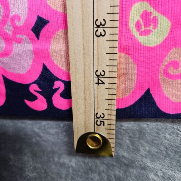 Lilly Pulitzer Dress Womens 6 Navy Delia Shift Fountain Hopping Engineered NEW - Picture 11 of 11